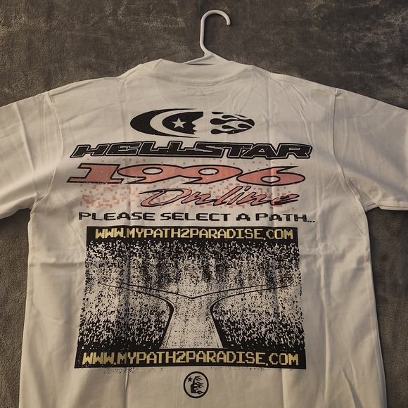 Helstar White Graphic Tee - Short Sleeve - Picture 2 of 4